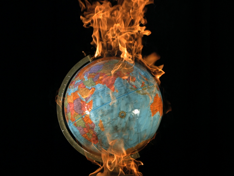 globe burning